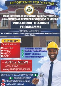 8WEEKENDS PROFESSIONAL TRAINING IN HOSPITALITY, TOURISM, TRAVEL MANAGEMENT